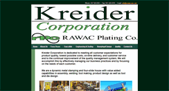 Desktop Screenshot of kreidercorp.com